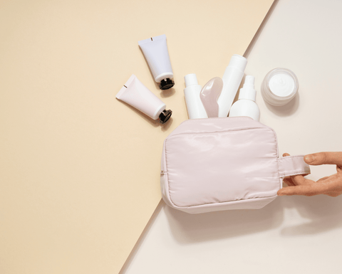 Beauty essentials in a bag