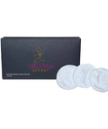 Miranda Secret reusable bamboo cotton rounds with packaging on a white background