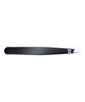 Black eyelash extension tool on a white background