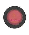 Pink blush in a black compact case with 'Miranda' branding on a white background