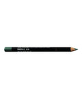 Eyebrow pencil with green tip on a white background