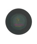 Black round compact with Miranda Secret logo on a white background