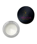 Open jar of cream with black lid featuring Miranda Secret logo on a white background