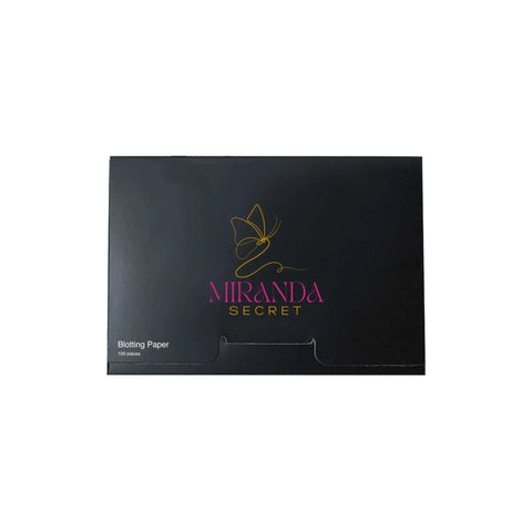 Black box with Miranda Secret logo on a white background