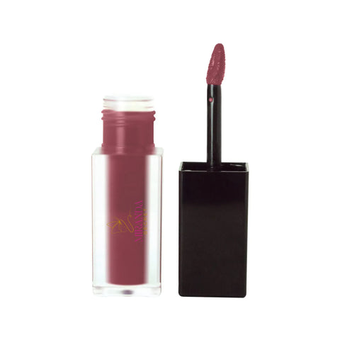 Lip tint with applicator on a white background