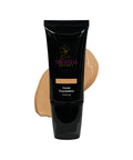 Miranda Secret foundation tube with beige color swatch on a white background