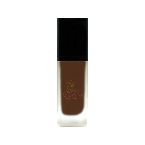 Miranda Secret foundation bottle on a white background
