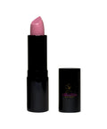 Pink lipstick with black case on a white background, featuring the Miranda贝翠 brand.