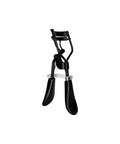 Black eyelash curler on a white background