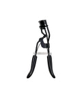 Black eyelash curler on a white background