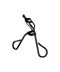 Black eyelash curler on a white background