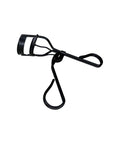 Black eyelash curler on a white background