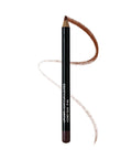 Lip liner pencil with brown color on a white background