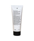 White tube with black text on a white background