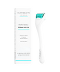 Eliot Beauty micro-needle derma roller with packaging on a white background