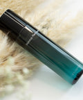 Makeup remover bottle on a fur surface