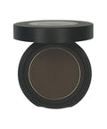 Compact powder in a black case on a white background